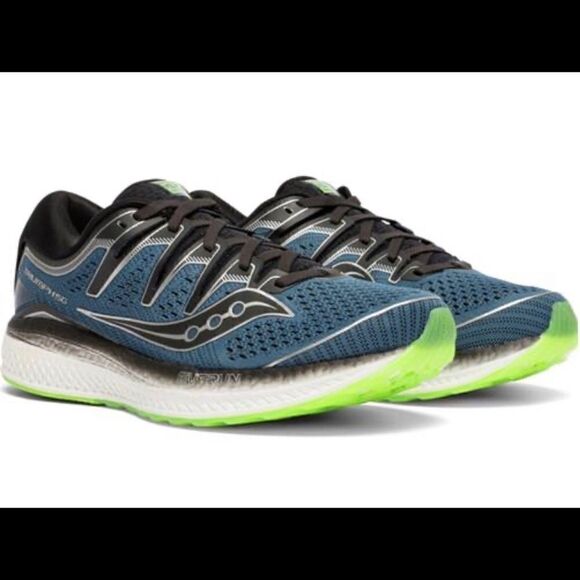 💥Saucony Trumph ISO 4,  navy/ Mnt  Size : 5 US - Picture 1 of 8